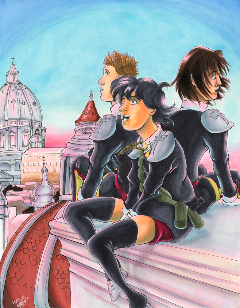 Vatican Assassins Chapter 1 cover page