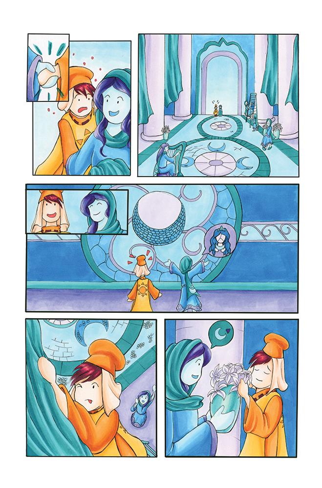 Page of 3 of the short comic Neighbors by Melissa J Massey