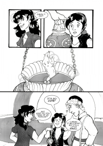 The 4th page of chapter 1 of The Alchemist of Aurillia